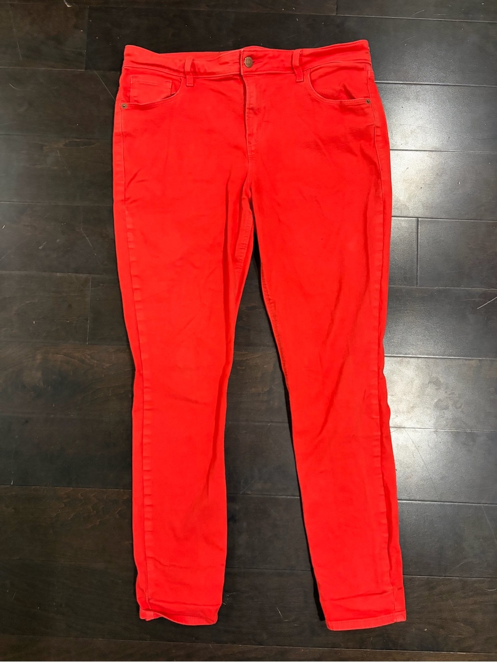 Old Navy Rockstar super skinny jeans - red